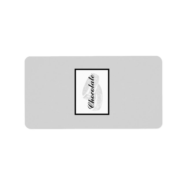 1.25" x 2.75" Hershey's His/Hers Diamond Wedding B Label (Front)