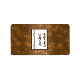 1.25" x 2.75" Hershey's Miniature Winter Brown Label