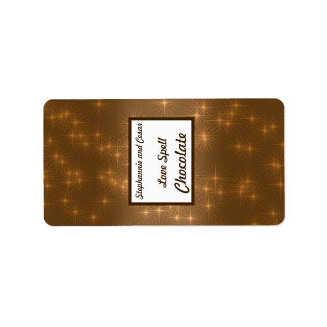 1.25" x 2.75" Hershey's Miniature Winter Brown Label (Front)