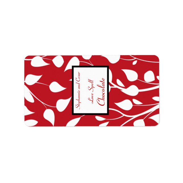 1.25" x 2.75" Hershey's Miniature Winter Grey/Red Label (Front)