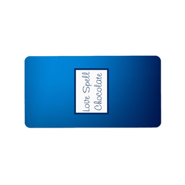 1.25" x 2.75" Hershey's Paper Plane Flying Blue Label (Front)