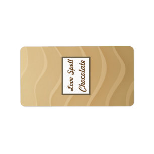 1.25" x 2.75" Hershey's Seashells on Sandy Beach s Label