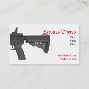 1/2 1/2 Ar-15 Business card
