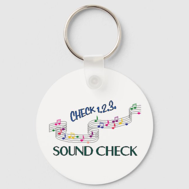 1.2.3 Sound Check Key Ring (Front)