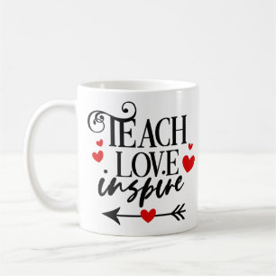 1/2 Teach Love Inspire Shirt kindergarten teachers Coffee Mug