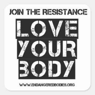 1.5" Love Your Body Sticker