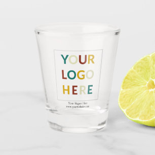 1.5 oz Custom Shot Glass with Logo No Minimum