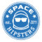 1.5" Space Hipsters Logo Stickers