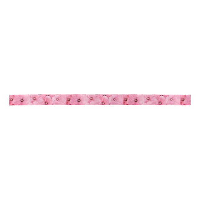 1.5" Wide Satin Ribbon, POPPIES PINK Satin Ribbon (Front)