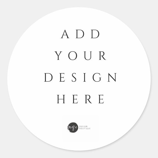 1.5"x1.5" or 3"x3" Favor Tag Stickers (Front)