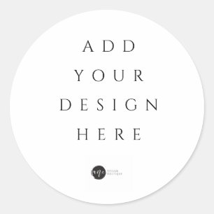 1.5"x1.5" or 3"x3" Favor Tag Stickers