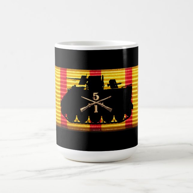 1/5th Infantry Vietnam Service Ribbon Mug (Center)