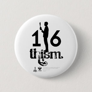 1/6thism_Logo_01 6 Cm Round Badge