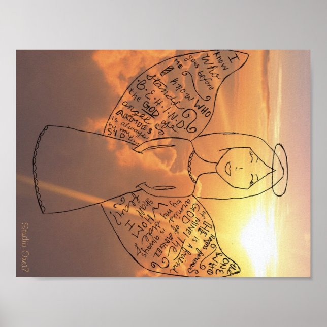 1 "Angel Armies" Angel + Chris Tomlin lyrics Poster (Front)