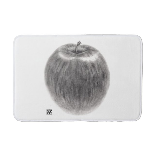 1 apple bath mat (Front)