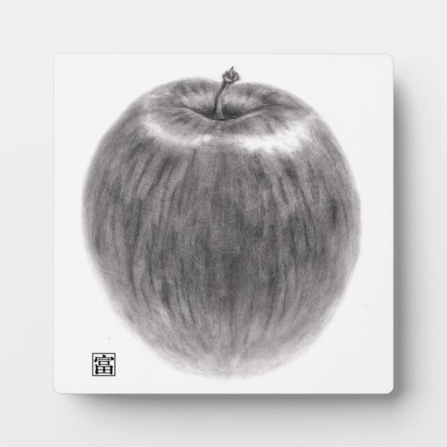 1 apple plaque (Front)