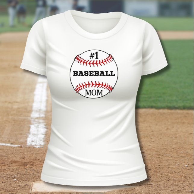 #1 Baseball Mum T-Shirt (Creator Uploaded)