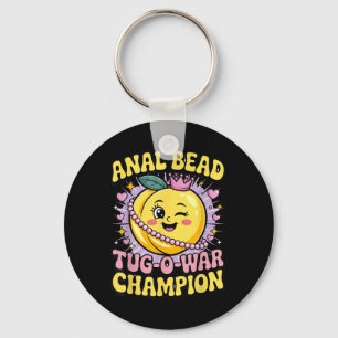 #1 Bead Tug O War Champion Naughty Adults Gag Joke Key Ring