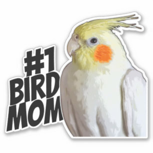#1 Bird Mum Cute Cockatiel Mother's Day Pet Bird
