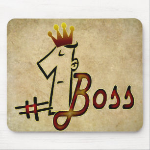#1 boss mouse pad