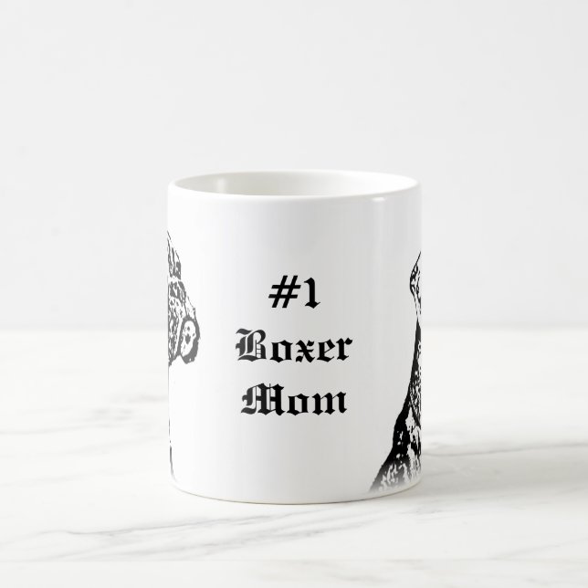 #1 Boxer Mum Boxer mug (Center)