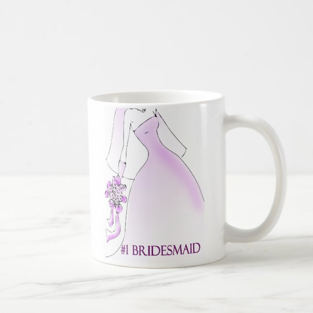 #1 Bridesmaid Mug (Right)