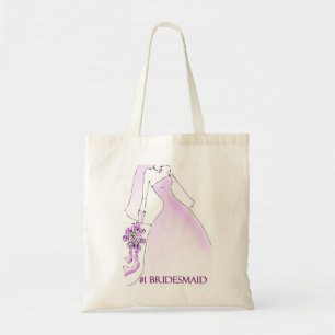 #1 Bridesmaid Tote