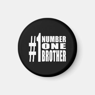 #1 Brothers Birthdays Christmas Number One Brother Magnet