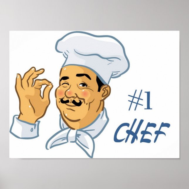 #1 Chef Poster (Front)
