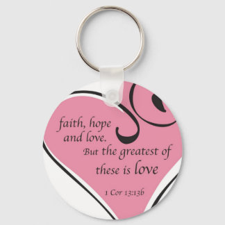 1 Cor 13 Mug Key Ring