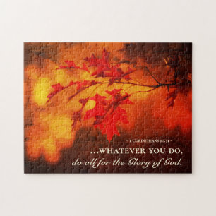 1 Corinthians 10:31 Do All for the Glory of God Jigsaw Puzzle
