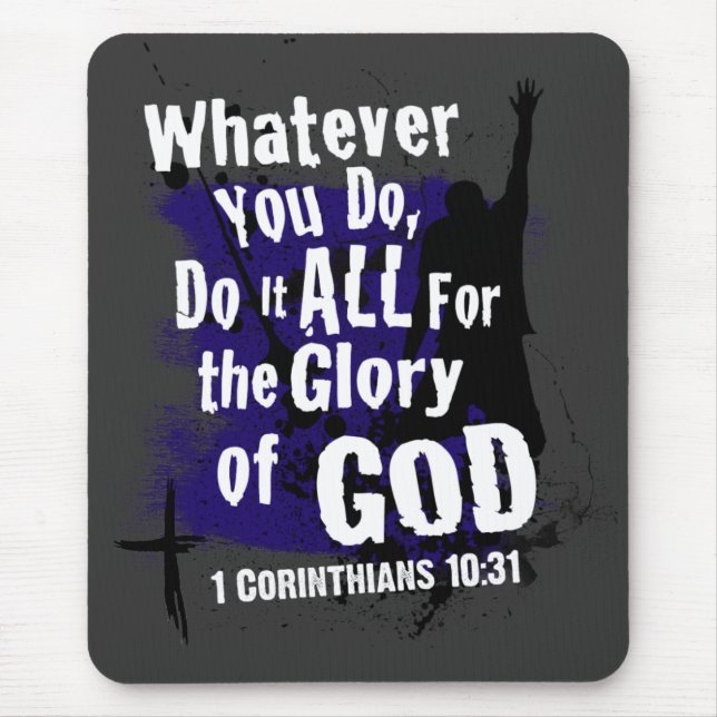 1 Corinthians 10:31 Mousepad (Front)