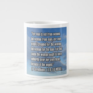 1 Corinthians 11:8–10 WEBU Mug