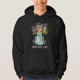 1 Corinthians 1313  Faith Hope Love Christian Appa Hoodie