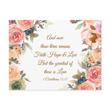 1 Corinthians 13:13 Faith Hope Love Bible Verse