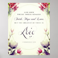 1 Corinthians 13:13 Greatest is Love Bible Wedding