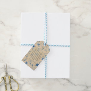 1 Corinthians 13:4–5 Love Is Patient Floral Gift Tags