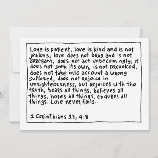 1 Corinthians 13 4-8