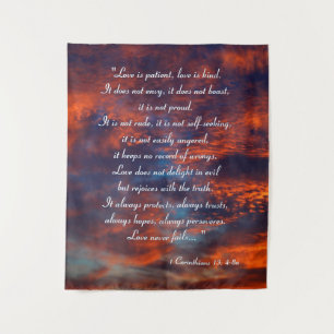 1 Corinthians 13; 4-8a   Inspirational Tapestry