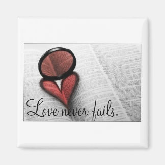 1 Corinthians 13:8 Magnet