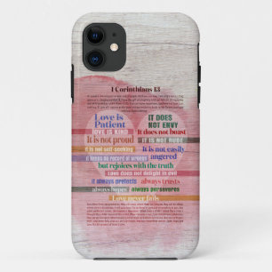 1 Corinthians 13 - Love iPhone 11 Case