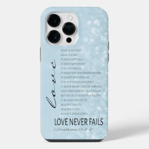 1 Corinthians 13 Love is Bible Verse iPhone 14 Pro Max Case