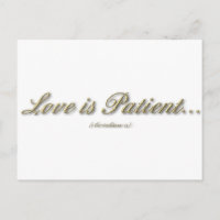 1 Corinthians 13 - Love Is Patient