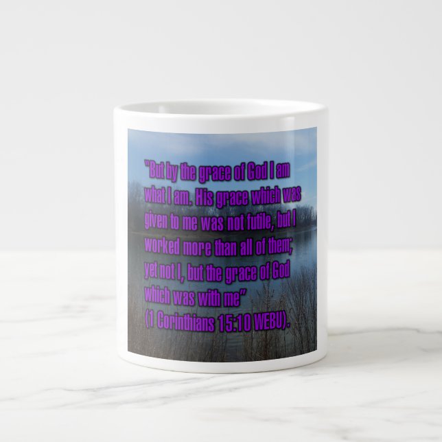 1 Corinthians 15:10 WEBU Mug (Front)