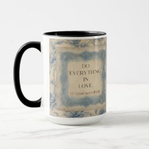 1 Corinthians 16:14 Do Everything in Love Vintage  Mug
