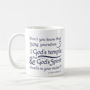 1 Corinthians 3:16 You are God's Temple Coffee Mug