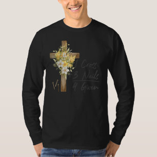 1 Cross 3 Nails Forgiven Christian Easter T-Shirt