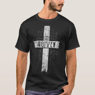 1 Cross 3 Nails Forgiven Faith Christian Holy Love T-Shirt