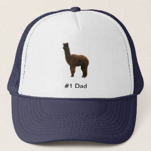 #1 Dad Alpaca Trucker Hat