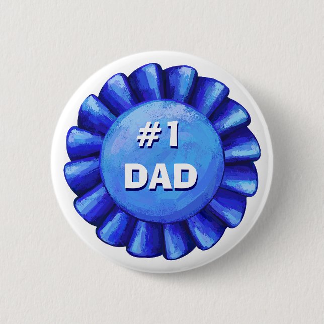 #1 Dad Blue Badge (Front)